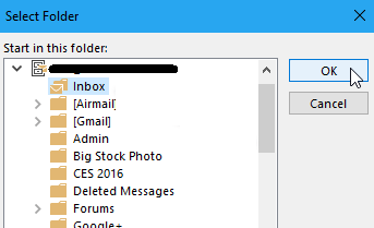 outlook startup folder change