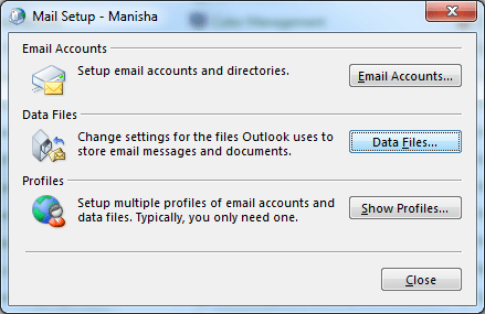 change default file location in outlook 2010