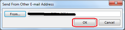 outlook send e-mail from different address