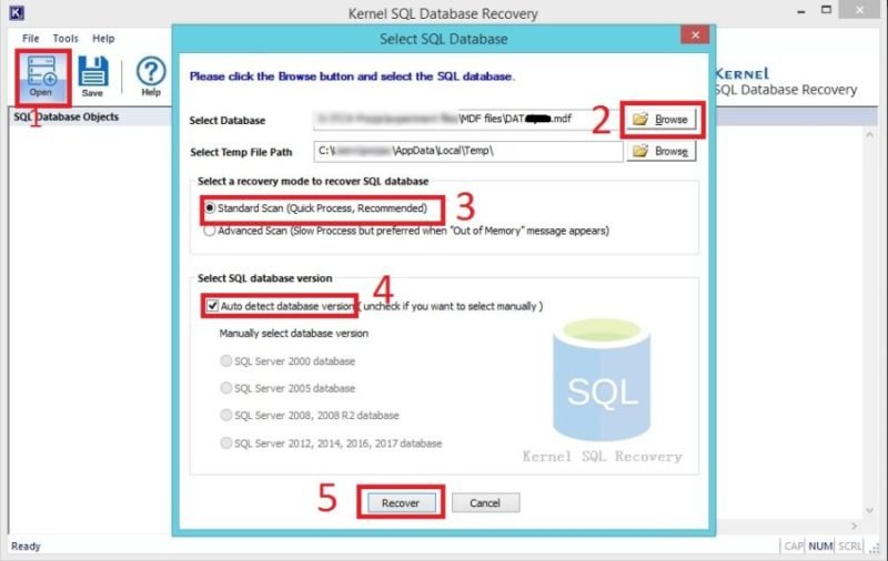 kernel sql database recovery